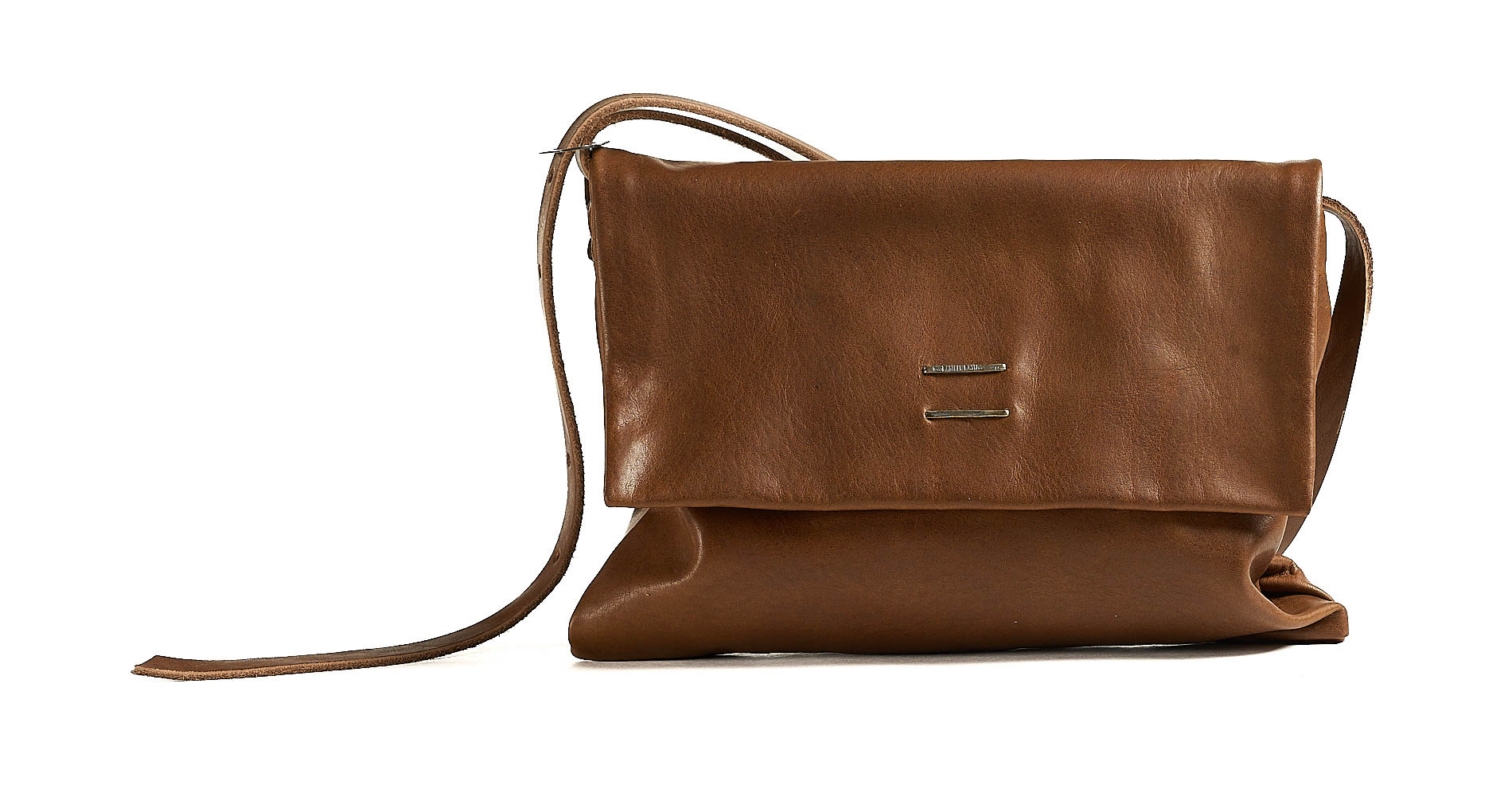 daniele basta leather and silver bags - FRONT